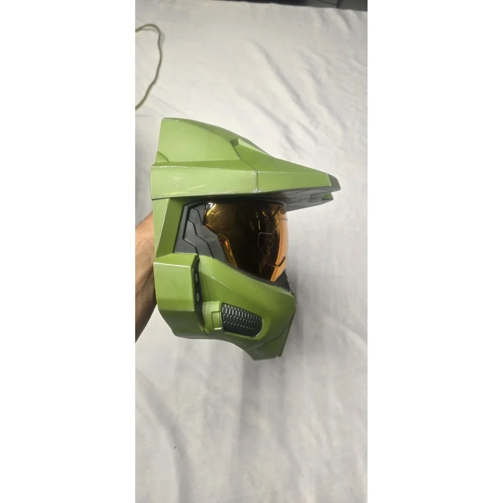 Halo Master Chief Helmet Mask Disguise Cosplay Halloween Costume Kids - Picture 4 of 8